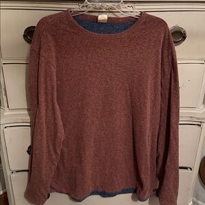 Faherty Cloud Cotton Reversible Long Sleeve Shirt XXL